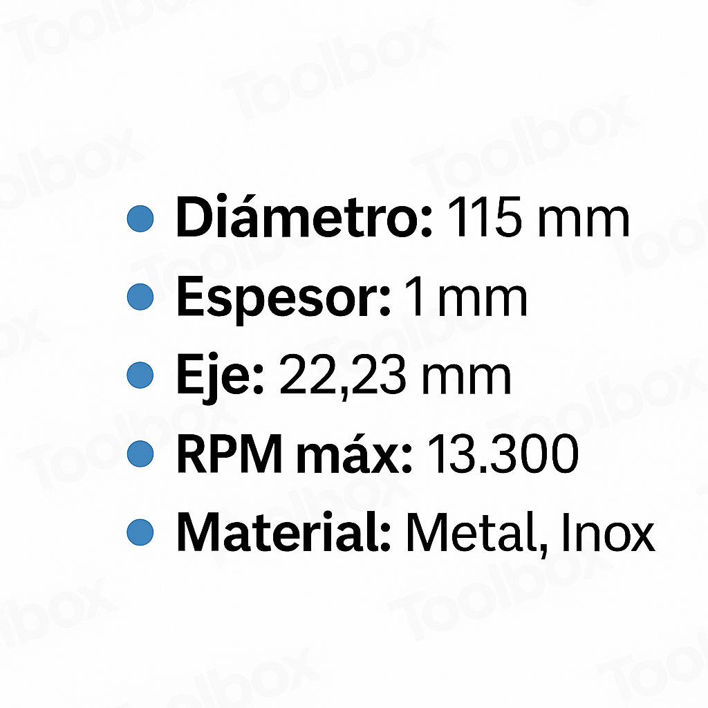 Disco de corte para metal Bosch