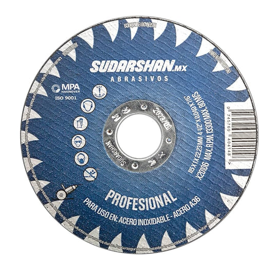 Disco Corte Fino 4 1/2" Sudarshan
